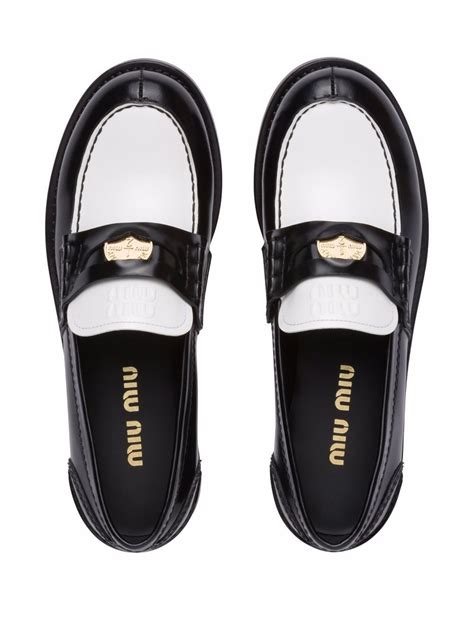 Women's Miu Miu Flat Loafers & Slip